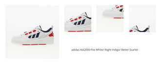 adidas Adi2000 Ftw White/ Night Indigo/ Better Scarlet 1