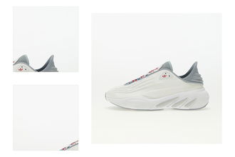 adidas Adifom SLTN Crystal White/ Silver Metallic/ Better Scarlet 4