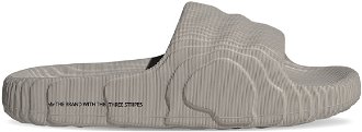 adidas Adilette 22 - Pánske - Tenisky adidas Originals - Sivé - HQ4670 - Veľkosť: 38