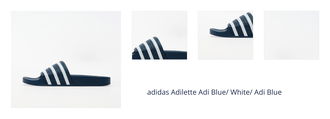 adidas Adilette Adi Blue/ White/ Adi Blue 1