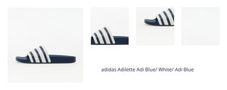 adidas Adilette Adi Blue/ White/ Adi Blue 1