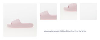 adidas Adilette Ayoon W Clear Pink/ Clear Pink/ Ftw White 1