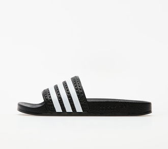 adidas Adilette Black/ White/ Black