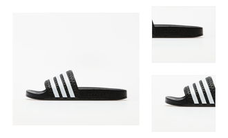 adidas Adilette Black/ White/ Black 3