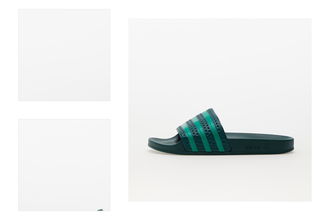 adidas Adilette Dark Green/ Dark Green/ Court Green 4