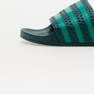 adidas Adilette Dark Green/ Dark Green/ Court Green 8