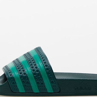 adidas Adilette Dark Green/ Dark Green/ Court Green 5