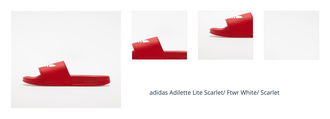 adidas Adilette Lite Scarlet/ Ftwr White/ Scarlet 1