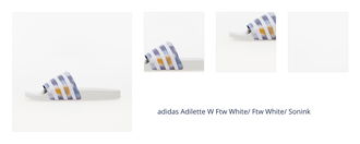 adidas Adilette W Ftw White/ Ftw White/ Sonink 1