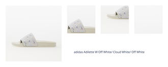 adidas Adilette W Off White/ Cloud White/ Off White 1