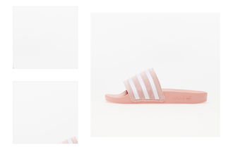 adidas Adilette W Worn Mauve/ Ftw White/ Worn Mauve 4