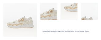 adidas Astir Her Vegan W Wonder White/ Wonder White/ Wonder Taupe 1