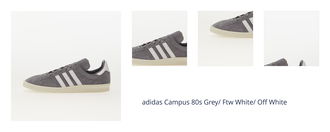 adidas Campus 80s Grey/ Ftw White/ Off White 1