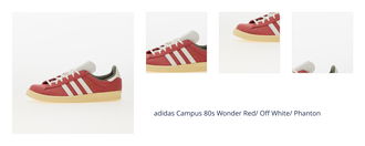 adidas Campus 80s Wonder Red/ Off White/ Phanton 1