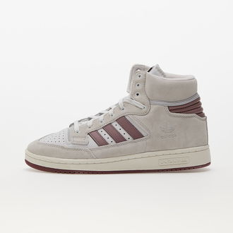 adidas Centennial 85 Hi Crystal White/ Purple/ Burgundy 2