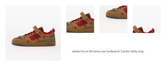 adidas Forum 84 Camp Low Cardboard/ Scarlet/ Utility Grey 1