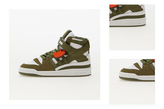 adidas Forum 84 Hi W Ftw White/ Focus Olive/ Wonder Red 3