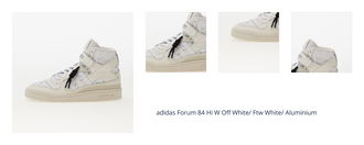 adidas Forum 84 Hi W Off White/ Ftw White/ Aluminium 1