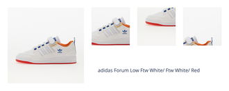 adidas Forum Low Ftw White/ Ftw White/ Red 1