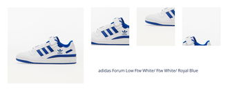 adidas Forum Low Ftw White/ Ftw White/ Royal Blue 1