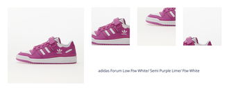 adidas Forum Low Ftw White/ Semi Purple Lime/ Ftw White 1