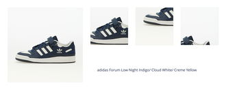 adidas Forum Low Night Indigo/ Cloud White/ Creme Yellow 1