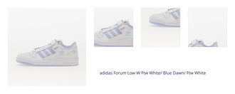 adidas Forum Low W Ftw White/ Blue Dawn/ Ftw White 1