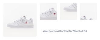 adidas Forum Low W Ftw White/ Ftw White/ Shock Pink 1