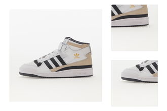 adidas Forum Mid Ftw White/ Grey Five/ Gold Metalic 3