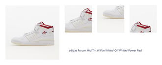 adidas Forum Mid Tm W Ftw White/ Off White/ Power Red 1