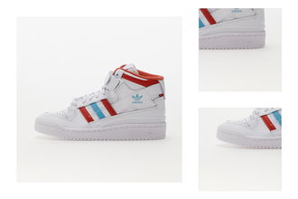 adidas Forum Mid W Ftw White/ Preloved Red/ Preloved Blue 3