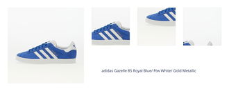 adidas Gazelle 85 Royal Blue/ Ftw White/ Gold Metallic 1