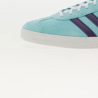 adidas Gazelle Clear Aqua/ Tech Purple/ Ftw White 8