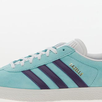 adidas Gazelle Clear Aqua/ Tech Purple/ Ftw White 5