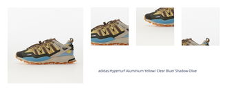 adidas Hyperturf Aluminium Yellow/ Clear Blue/ Shadow Olive 1