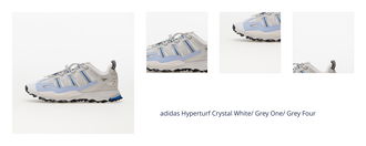 adidas Hyperturf Crystal White/ Grey One/ Grey Four 1