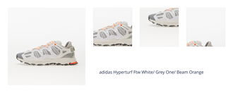 adidas Hyperturf Ftw White/ Grey One/ Beam Orange 1