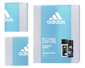 Adidas Ice Dive - deodorant s rozprašovačem 75 ml + deodorant ve spreji 150 ml 4