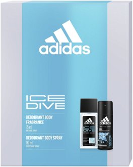 Adidas Ice Dive - deodorant s rozprašovačem 75 ml + deodorant ve spreji 150 ml 2