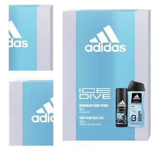 Adidas Ice Dive - deodorant ve spreji 150 ml + sprchový gel 250 ml 4