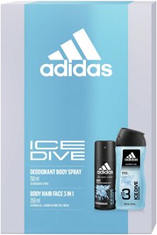 Adidas Ice Dive - deodorant ve spreji 150 ml + sprchový gel 250 ml 2