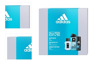 Adidas Ice Dive - toaletná voda s rozprašovačom 50 ml + sprchový gél 250 ml + dezodorant v spreji 150 ml 4