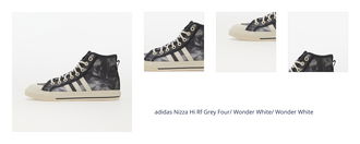 adidas Nizza Hi Rf Grey Four/ Wonder White/ Wonder White 1