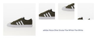 adidas Nizza Olive Strata/ Ftw White/ Ftw White 1