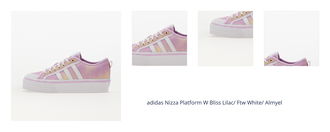 adidas Nizza Platform W Bliss Lilac/ Ftw White/ Almyel 1