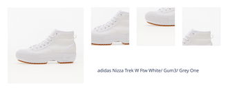 adidas Nizza Trek W Ftw White/ Gum3/ Grey One 1