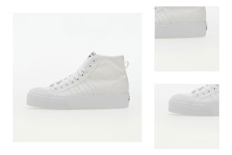 adidas Nizza W Platform Mid Ftw White/ Ftw White/ Ftw White 3