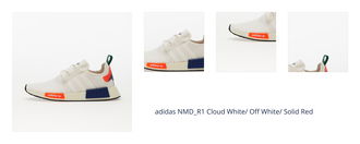 adidas NMD_R1 Cloud White/ Off White/ Solid Red 1