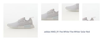 adidas NMD_R1 Ftw White/ Ftw White/ Solar Red 1