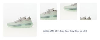 adidas NMD S1 Fs Grey One/ Grey One/ Ice Mint 1